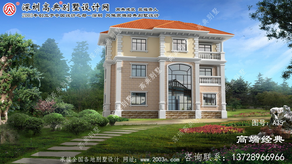 锦州市农村建房三层设计图
